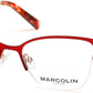 Marcolin MA5020 Square Eyeglasses 070-070 - Matte Bordeaux