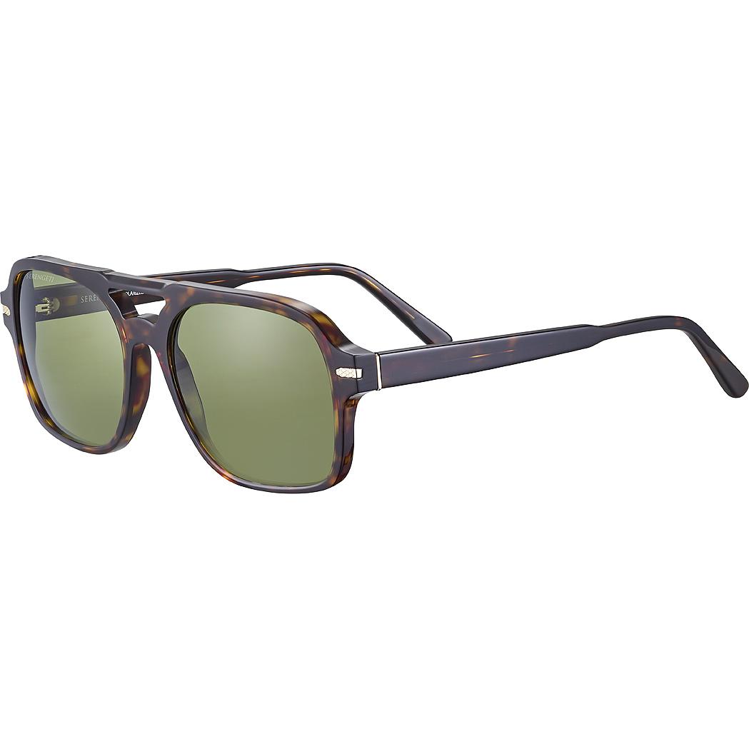 Serengeti Marco Sunglasses  Shiny Classic Havana Medium, Large