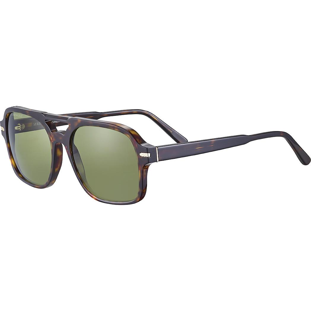 Serengeti Marco Sunglasses  Shiny Classic Havana Medium, Large