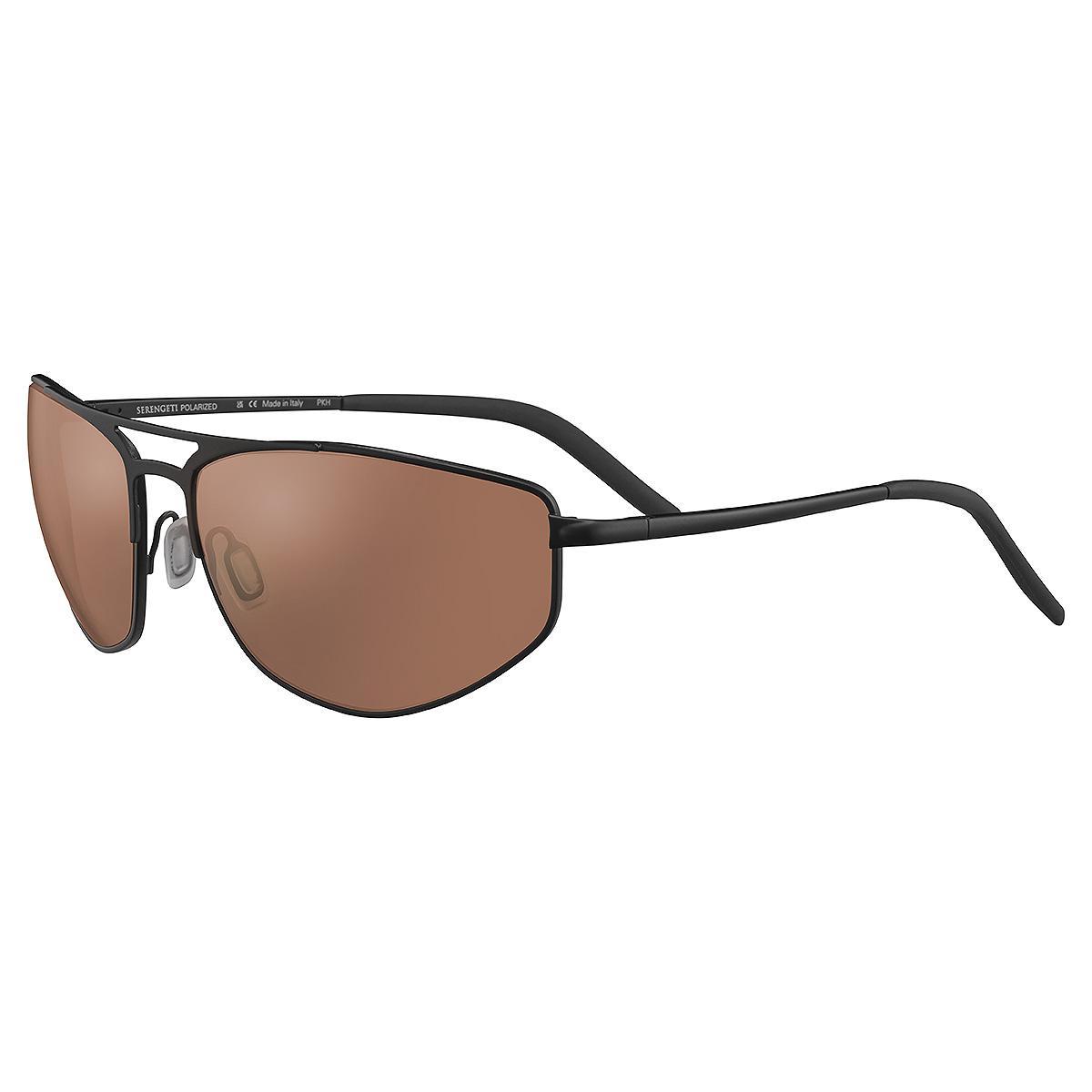 Serengeti Masten Sunglasses  Matte Black Large