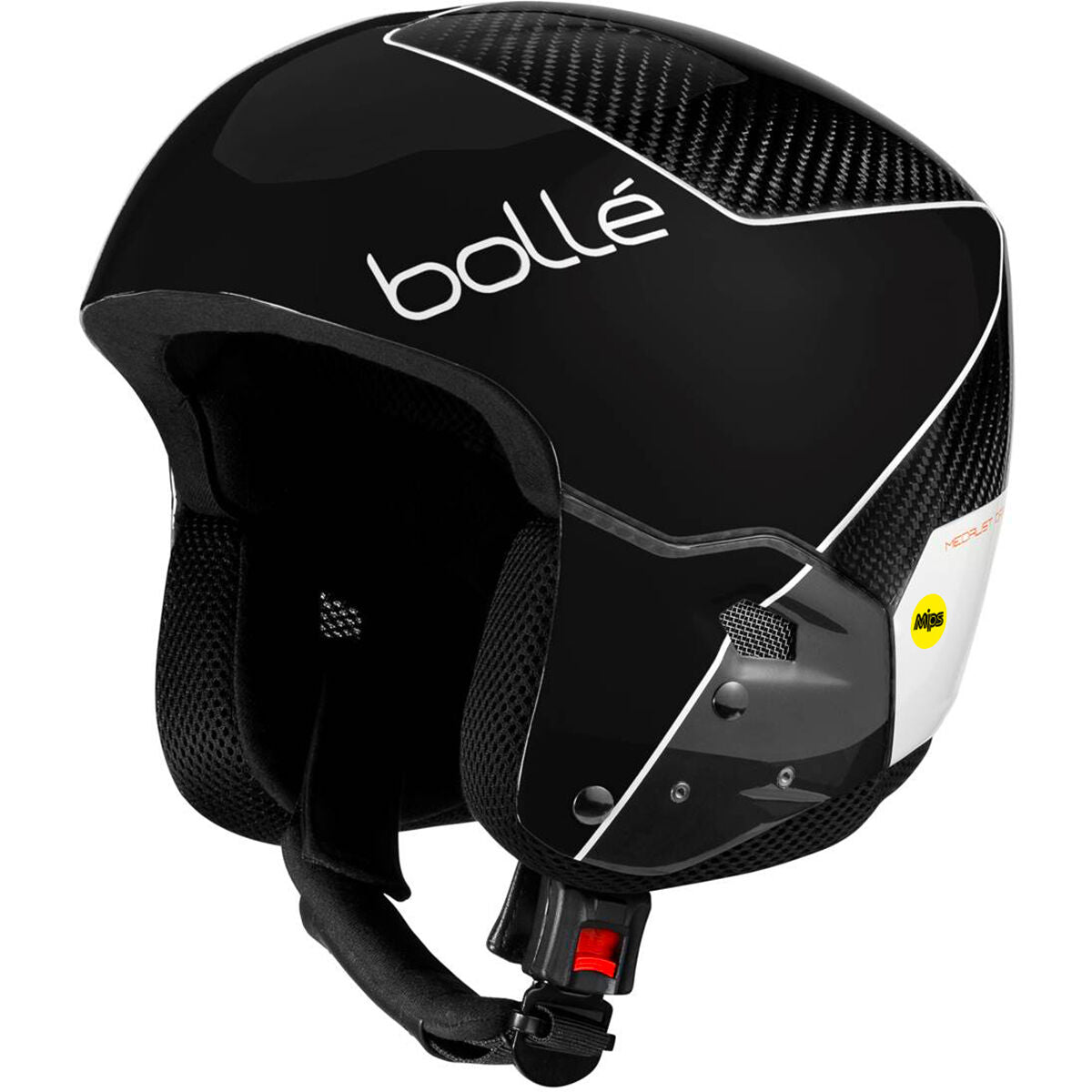 Bolle Medalist Carbon Pro Mips Snow Helmets  Race Black Shiny XXL 60-63