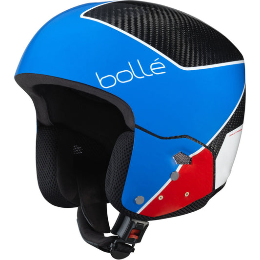 Bolle Medalist Carbon Pro Snow Helmet  Race Blue Shiny S-M 53-56