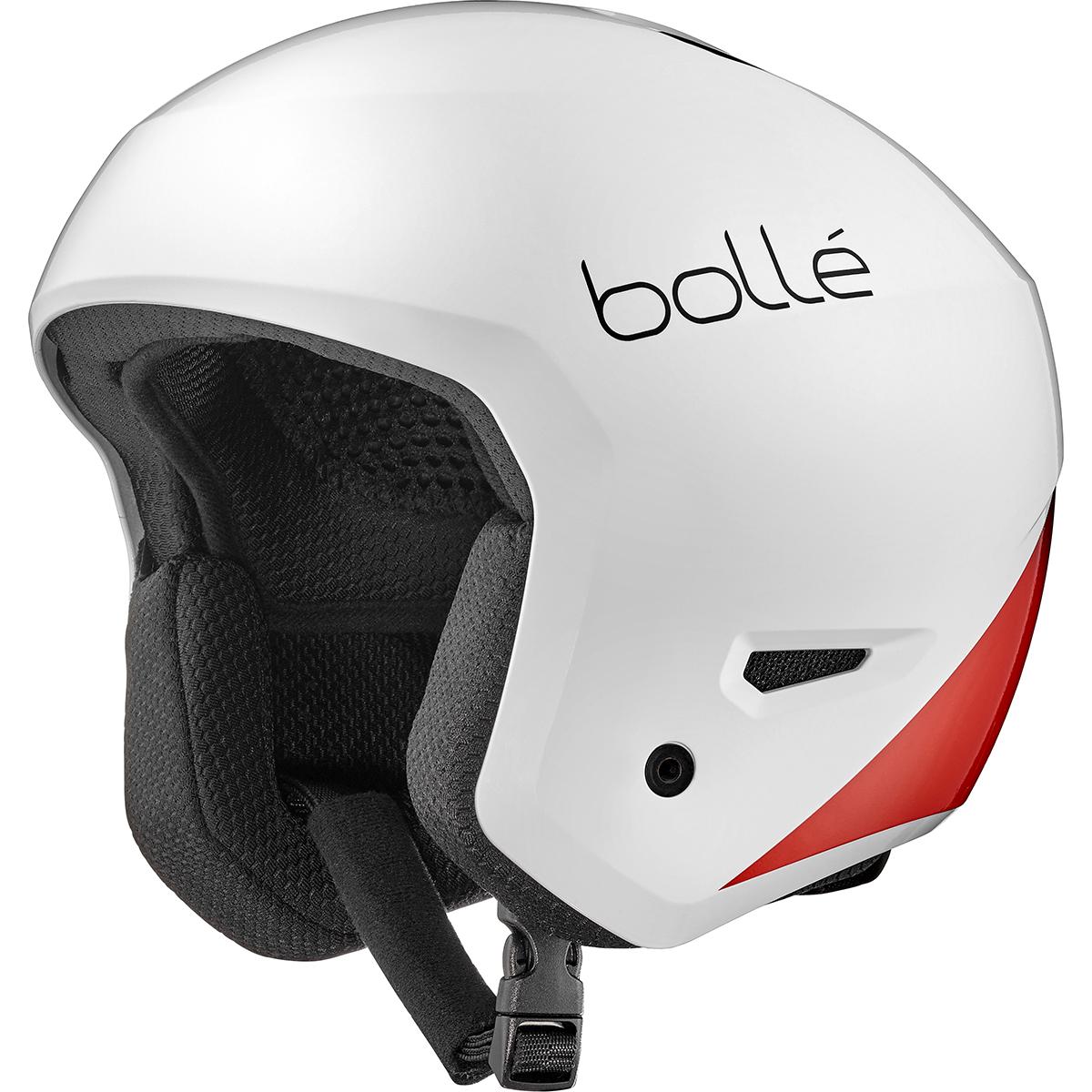Bolle Medalist Pure Snow Helmet  White Black Red Shiny Medium M 55-59