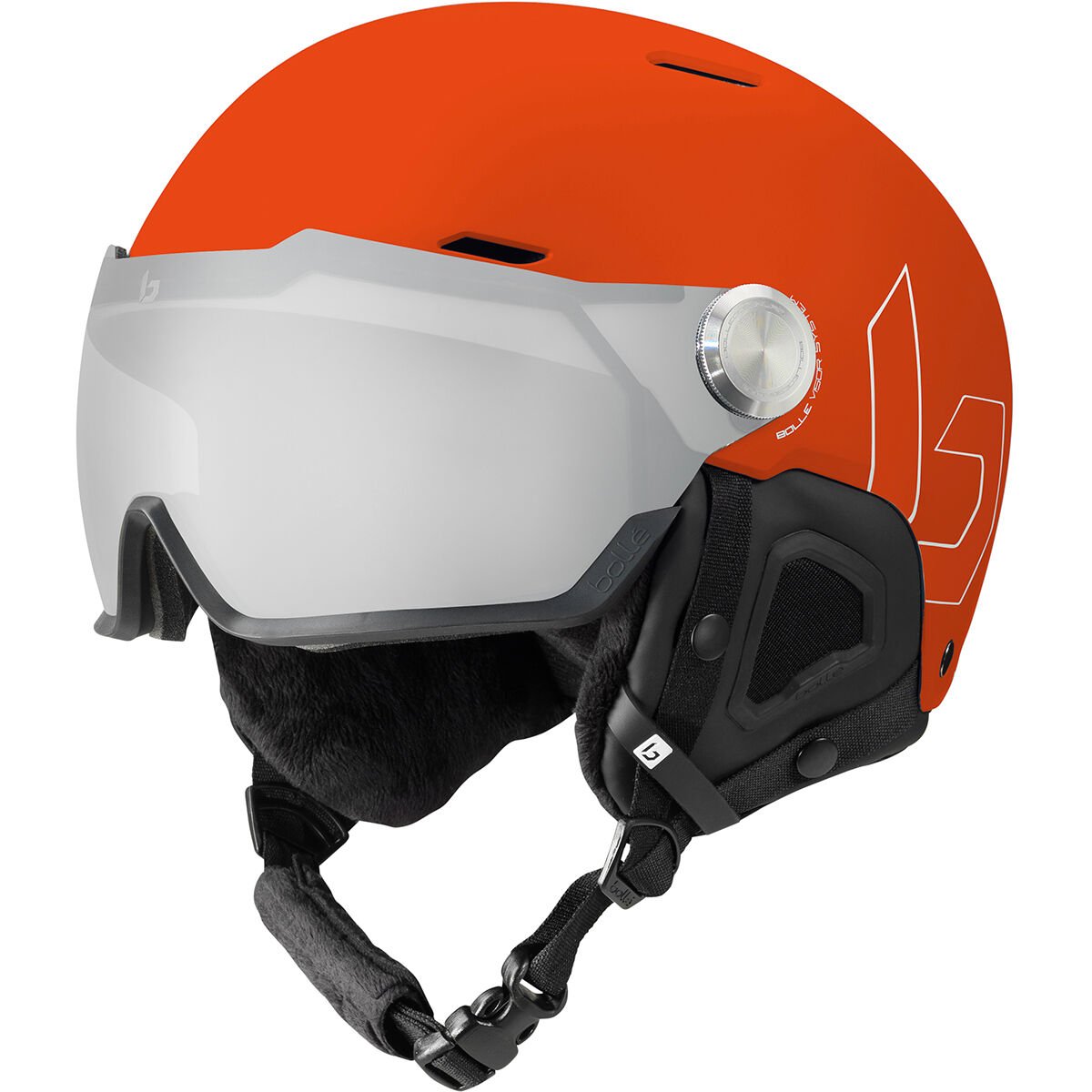 Bolle Might Visor Premium Mips Snow Helmets  Brick Red Matte S 52-55