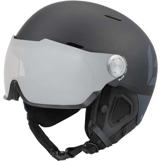 Bolle Might Visor Premium Snow Helmet  Matte Black & Grey W Photochromic Silver Lens S 52-55
