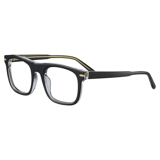 Serengeti Nelson Optic Eyeglasses  Shiny Black Transparent Layer Medium-Large
