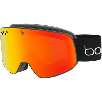 Bolle Nevada    Bolle Winter Goggle   Small Matte Black Corp Photochromic Fire Red One Size