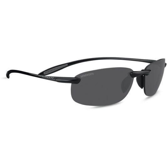 Serengeti Nuvola Sunglasses  Shiny Black One Size
