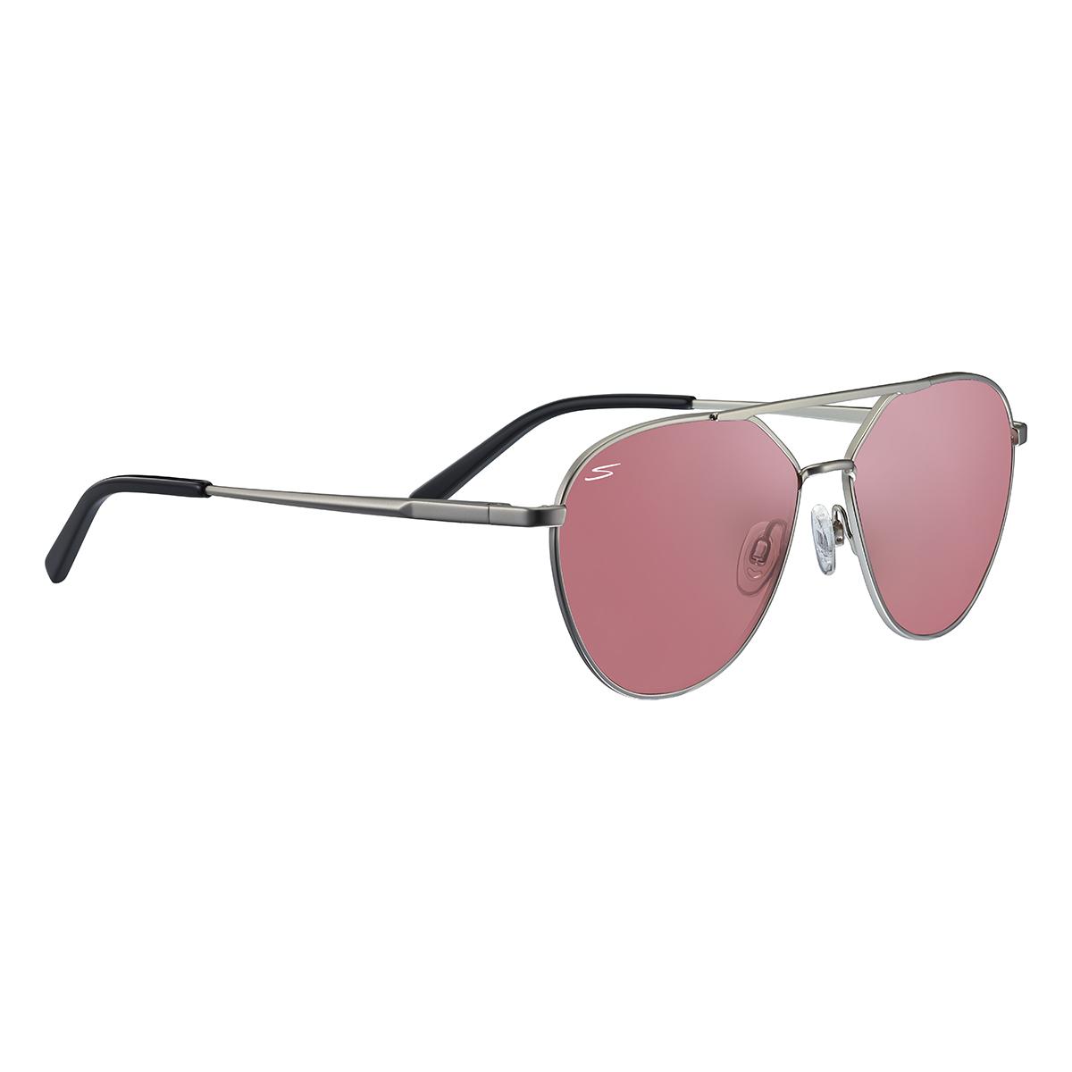 Serengeti Odell Sunglasses  Matte Silver Medium, Large