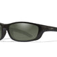 WILEY X P-17 Sunglasses  Gloss Black 61-18-120