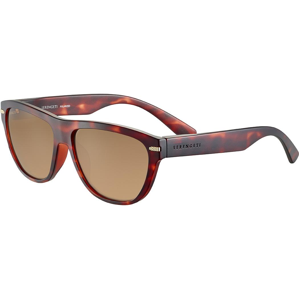 Serengeti Pancho Sunglasses  Red Tortoise Matte Large