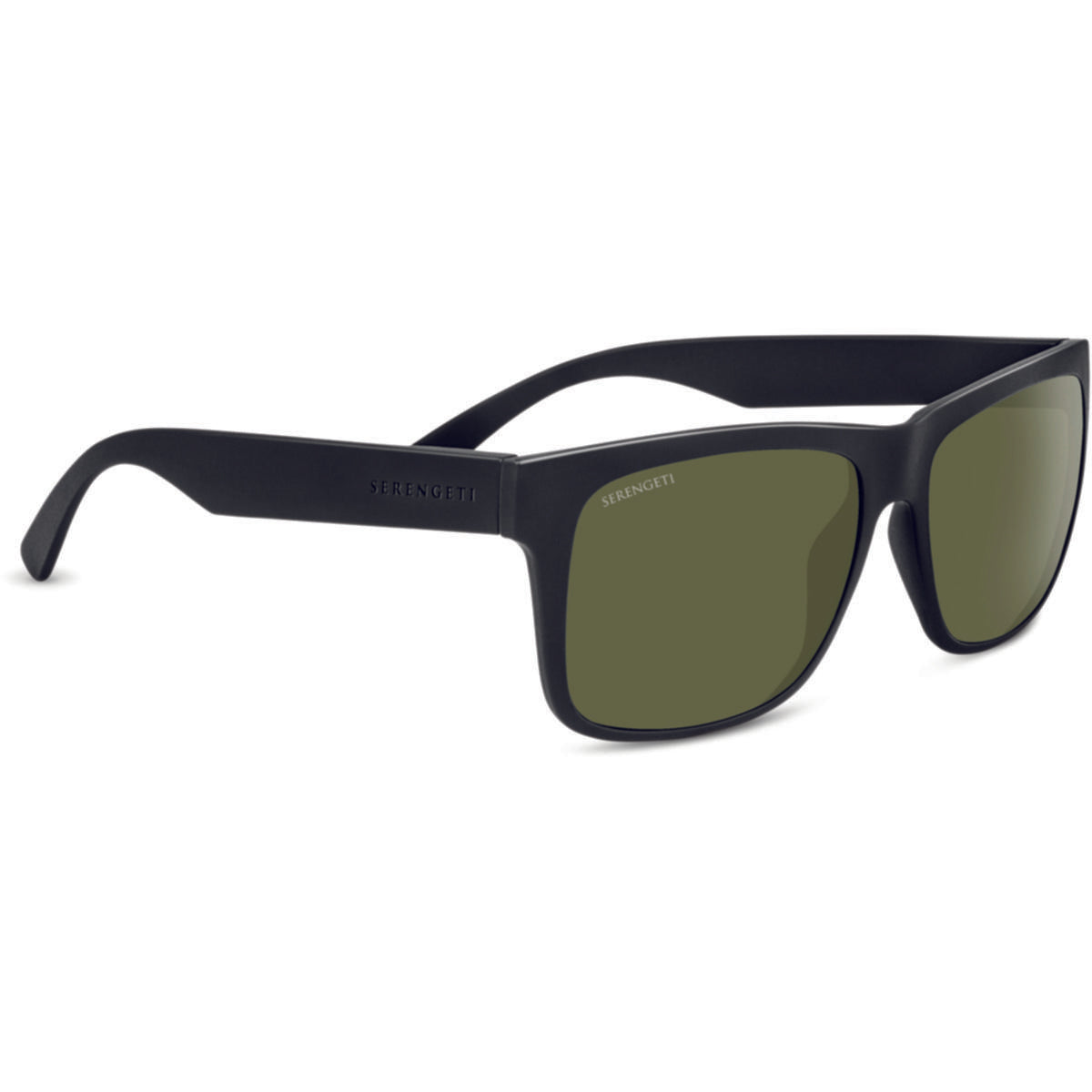 Serengeti Positano Sunglasses  Black Matte Medium-Large, Large