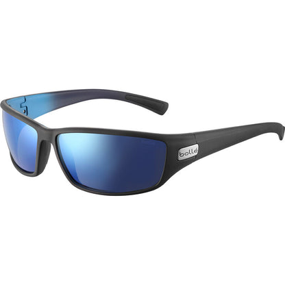 Bolle Python Sunglasses  Matte Black/blue Hd Polarized Offshore Blue One Size