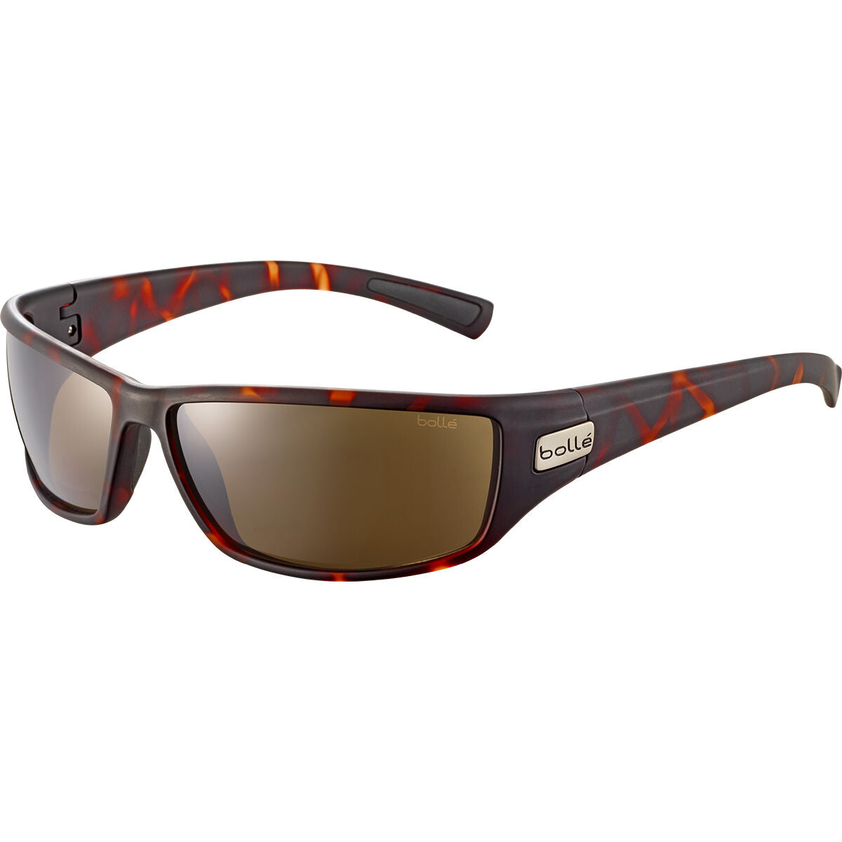 Bolle Python Sunglasses  Python Tortoise Matte - Brown Blue One Size