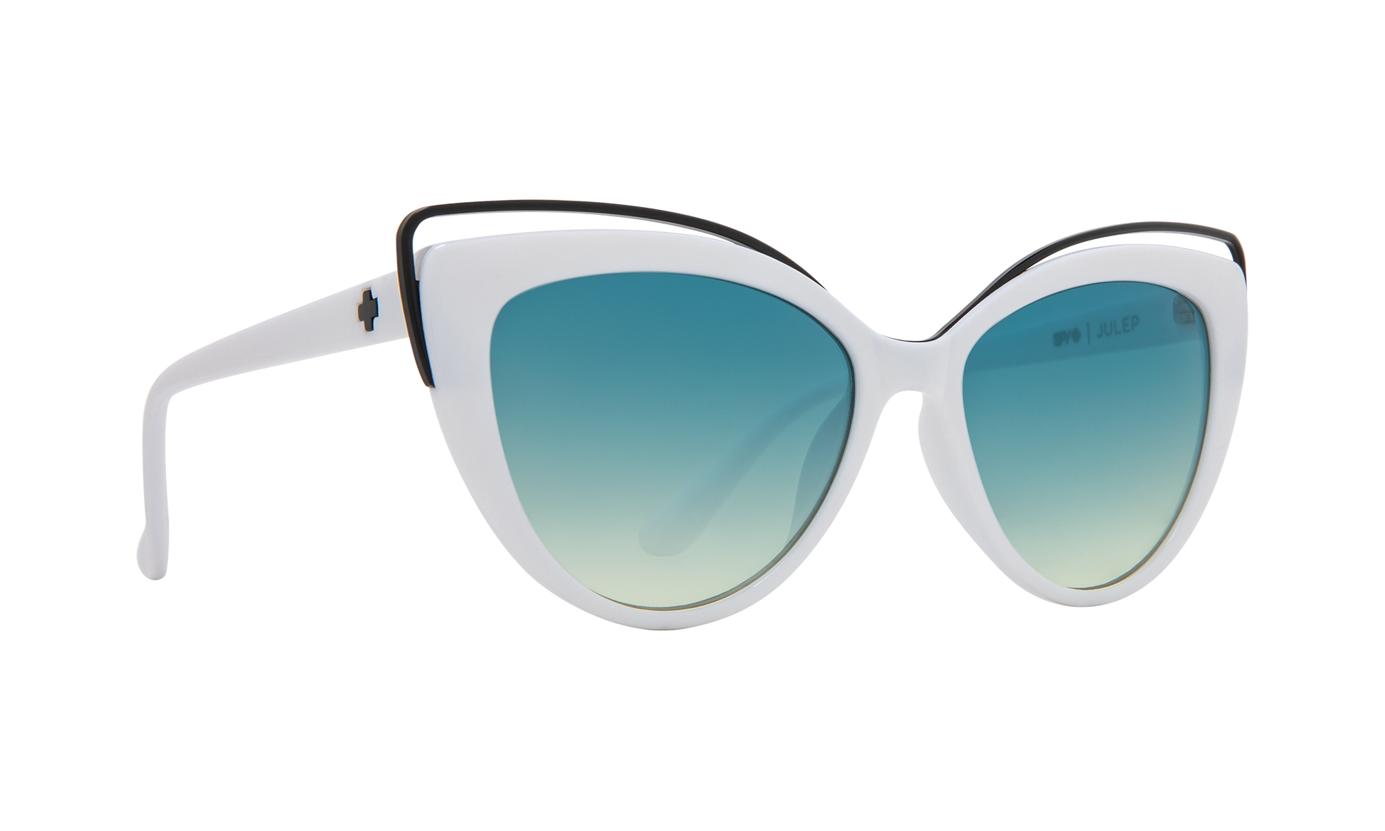 SPY Julep Sunglasses  Turquoise Fade White  54-17-147