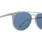 SPY toddy Sunglasses  Light Blue Crystal Silver  56-17-147