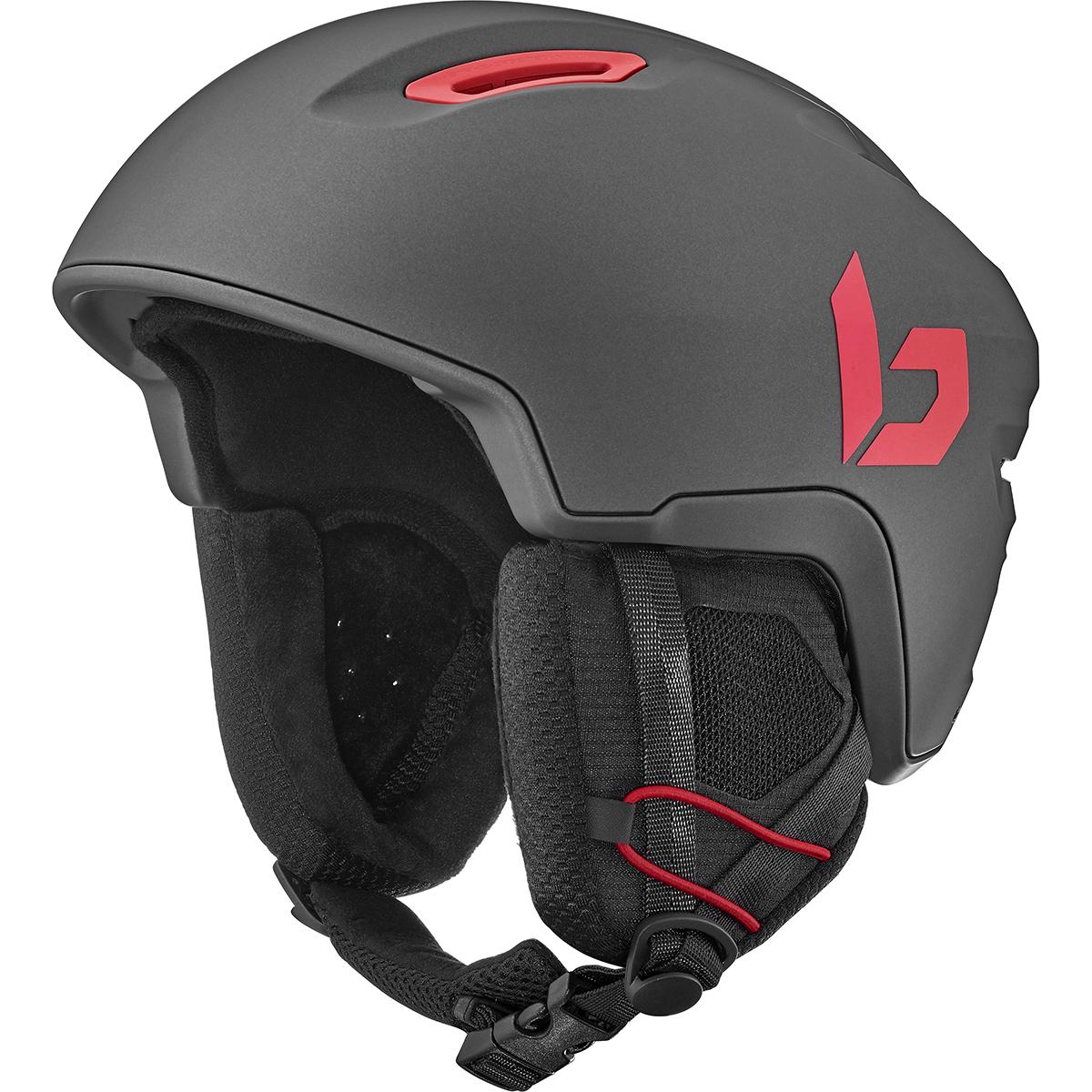 Bolle Ryft Youth Snow Helmet  Titanium Red Matte Small S 52-55