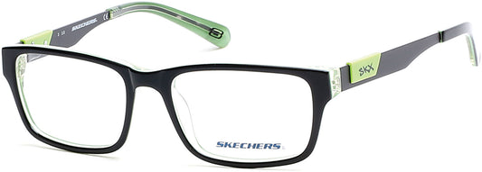 Skechers SE1131 Rectangular Eyeglasses 001-001 - Shiny Black