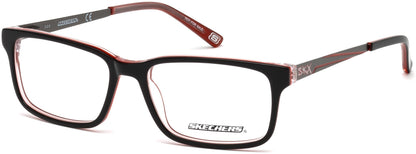 Skechers SE1141 Geometric Eyeglasses 001-001 - Shiny Black