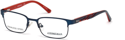 Skechers SE1151 Geometric Eyeglasses 091-091 - Matte Blue