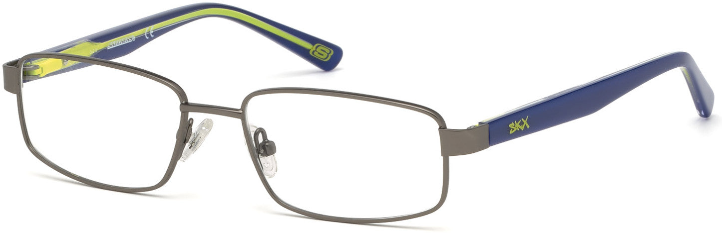 Skechers SE1159 Rectangular Eyeglasses 011-011 - Matte Light Nickeltin