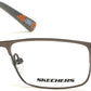 Skechers SE1160 Rectangular Eyeglasses 009-009 - Matte Gunmetal