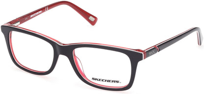 Skechers SE1168 Rectangular Eyeglasses 005-005 - Black