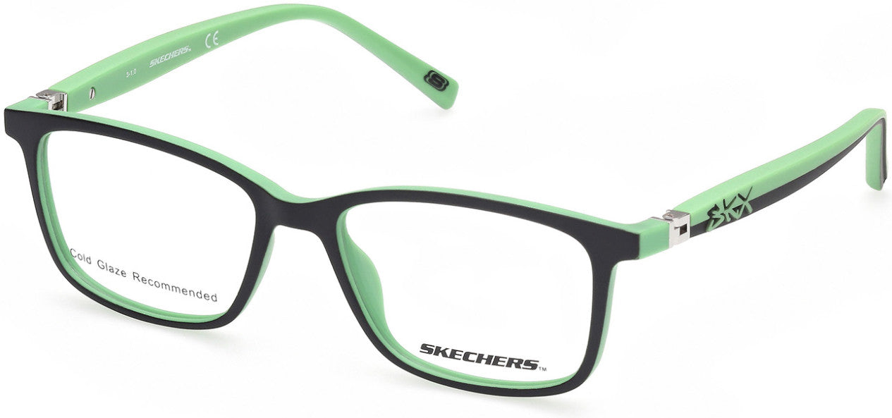 Skechers SE1173 Rectangular Eyeglasses 002-002 - Matte Black