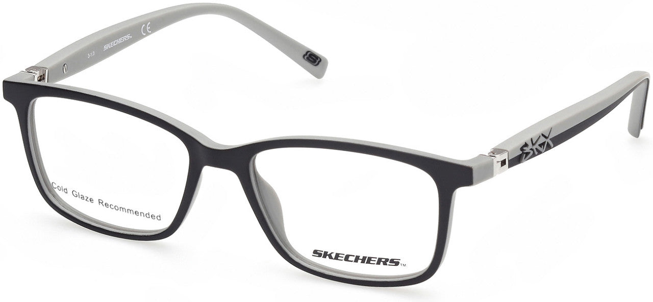 Skechers SE1173 Rectangular Eyeglasses 005-005 - Black