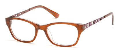 Skechers SE1601 Eyeglasses 048-048 - Shiny Dark Brown