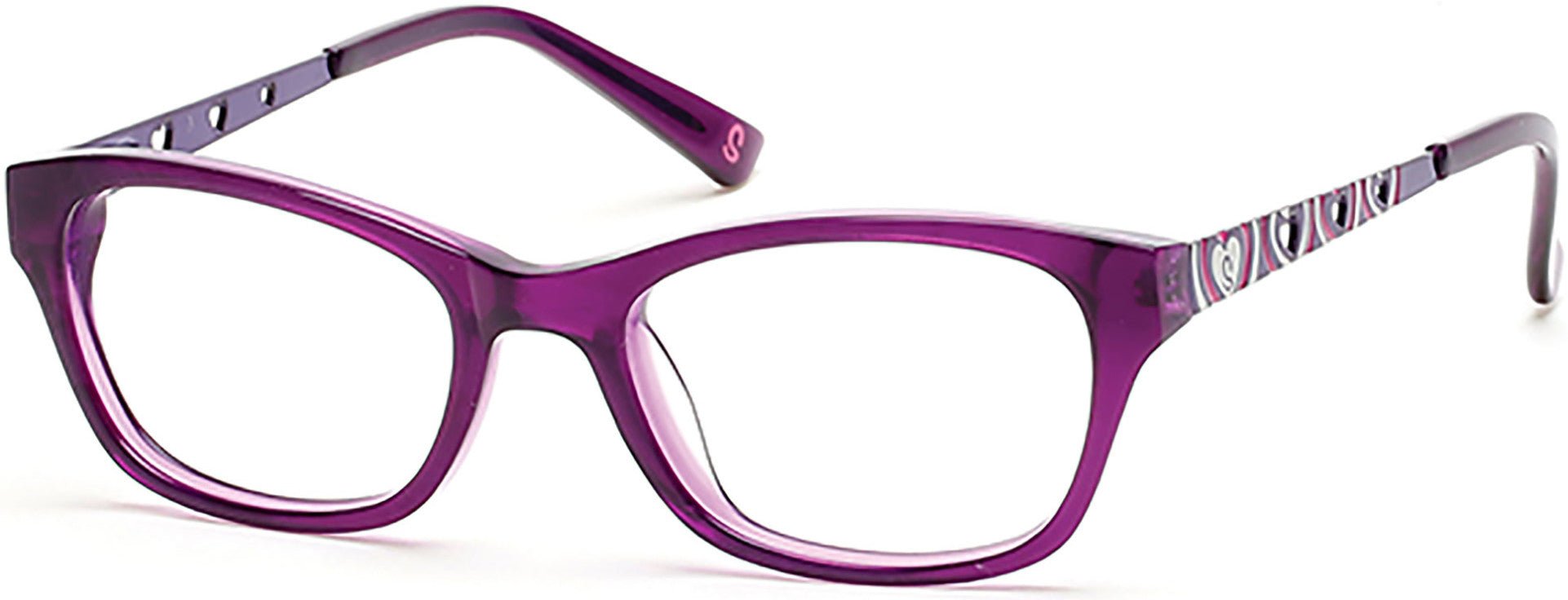 Skechers SE1601 Eyeglasses 081-081 - Shiny Violet