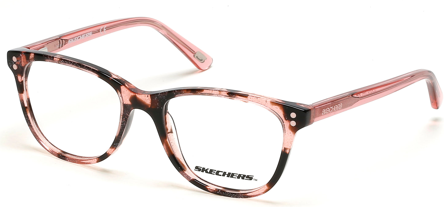 Skechers SE1631 Round Eyeglasses 072-072 - Shiny Pink