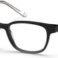 Skechers SE1639 Rectangular Eyeglasses 001-001 - Shiny Black