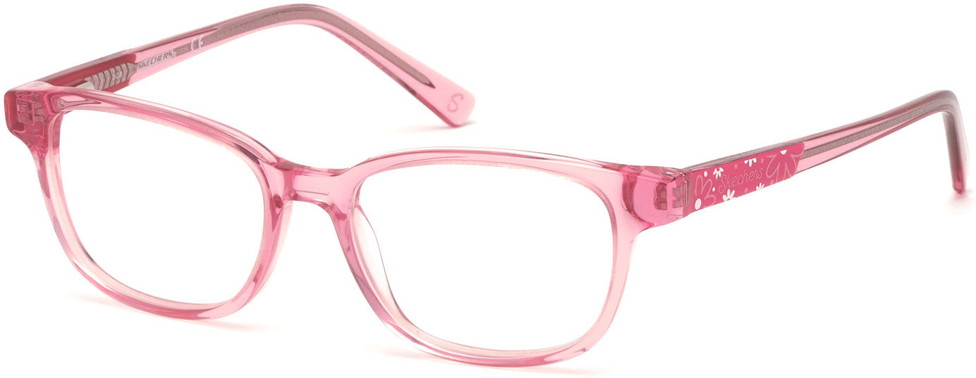 Skechers SE1639 Rectangular Eyeglasses 072-072 - Shiny Pink