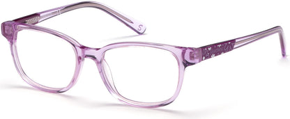 Skechers SE1639 Rectangular Eyeglasses 078-078 - Shiny Lilac