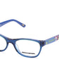 Skechers SE1645 Rectangular Eyeglasses 090-090 - Shiny Blue