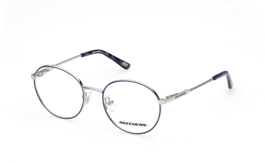 Skechers SE1661 Round Eyeglasses 092-092 - Blue