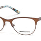 Skechers SE2153 Round Eyeglasses 046-046 - Matte Light Brown