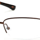 Skechers SE3192 Geometric Eyeglasses 049-049 - Matte Dark Brown