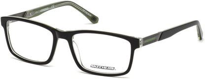 Skechers SE3201 Geometric Eyeglasses 005-005 - Black