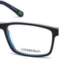 Skechers SE3201 Geometric Eyeglasses 090-090 - Shiny Blue