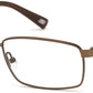 Skechers SE3232 Geometric Eyeglasses 049-049 - Matte Dark Brown