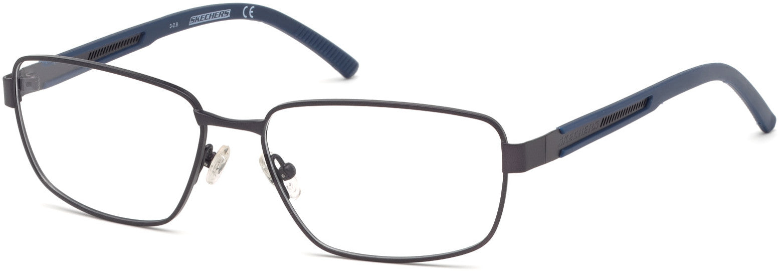 Skechers SE3234 Rectangular Eyeglasses 091-091 - Matte Blue