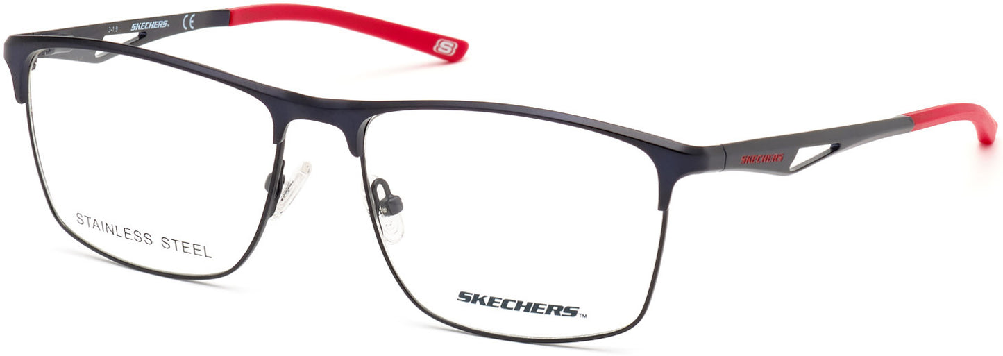 Skechers SE3246 Rectangular Eyeglasses 091-091 - Matte Blue