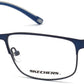 Skechers SE3270 Rectangular Eyeglasses 091-091 - Matte Blue