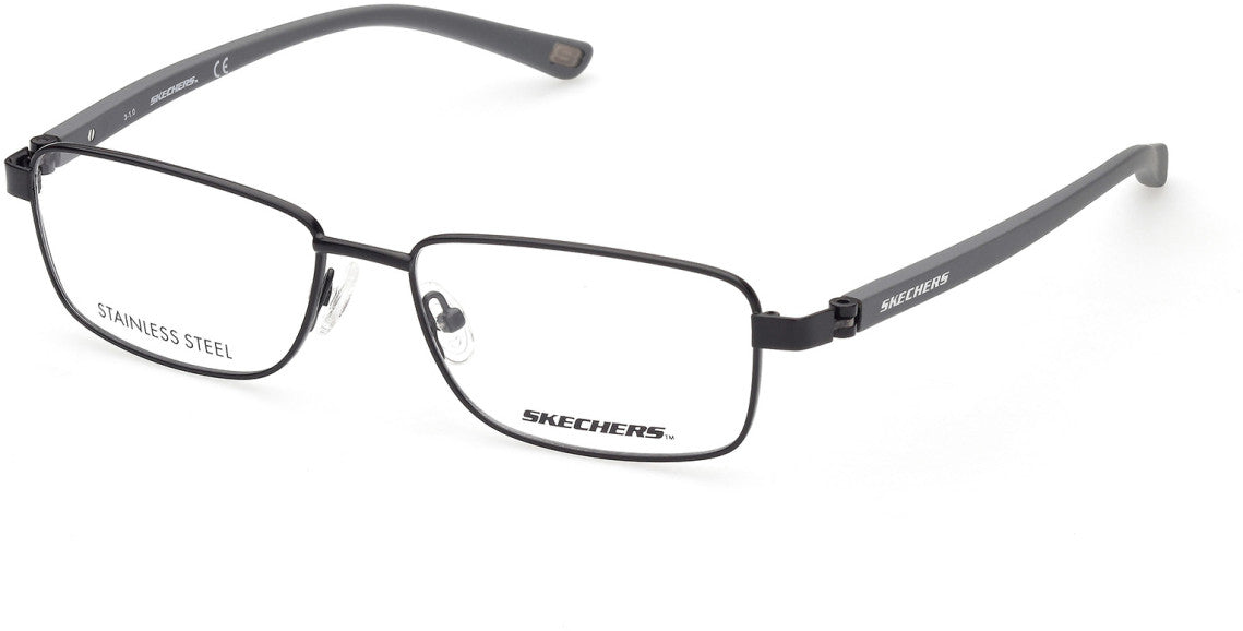 Skechers SE3303 Rectangular Eyeglasses 002-002 - Matte Black