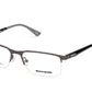 Skechers SE3306 Rectangular Eyeglasses 008-008 - Shiny Gunmetal