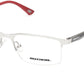 Skechers SE3306 Rectangular Eyeglasses 010-010 - Shiny Light Nickeltin