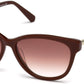 Swarovski SK0131 Cat Sunglasses 69T-69T - Shiny Bordeaux / Gradient Bordeaux