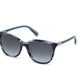 Swarovski SK0146-H Square Sunglasses 90W-90W - Shiny Blue / Gradient Blue Lenses